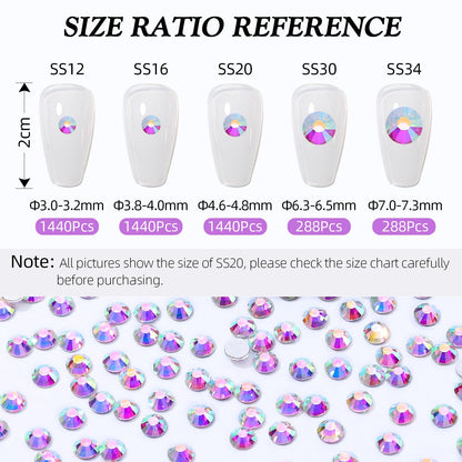 Authentic Meibite rhinestones for clothing and shoe embellishment