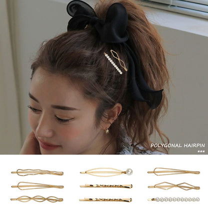 SUMAJU imported 16 piece gold hair decoration set premium packaging layout for luxury gifting ideas