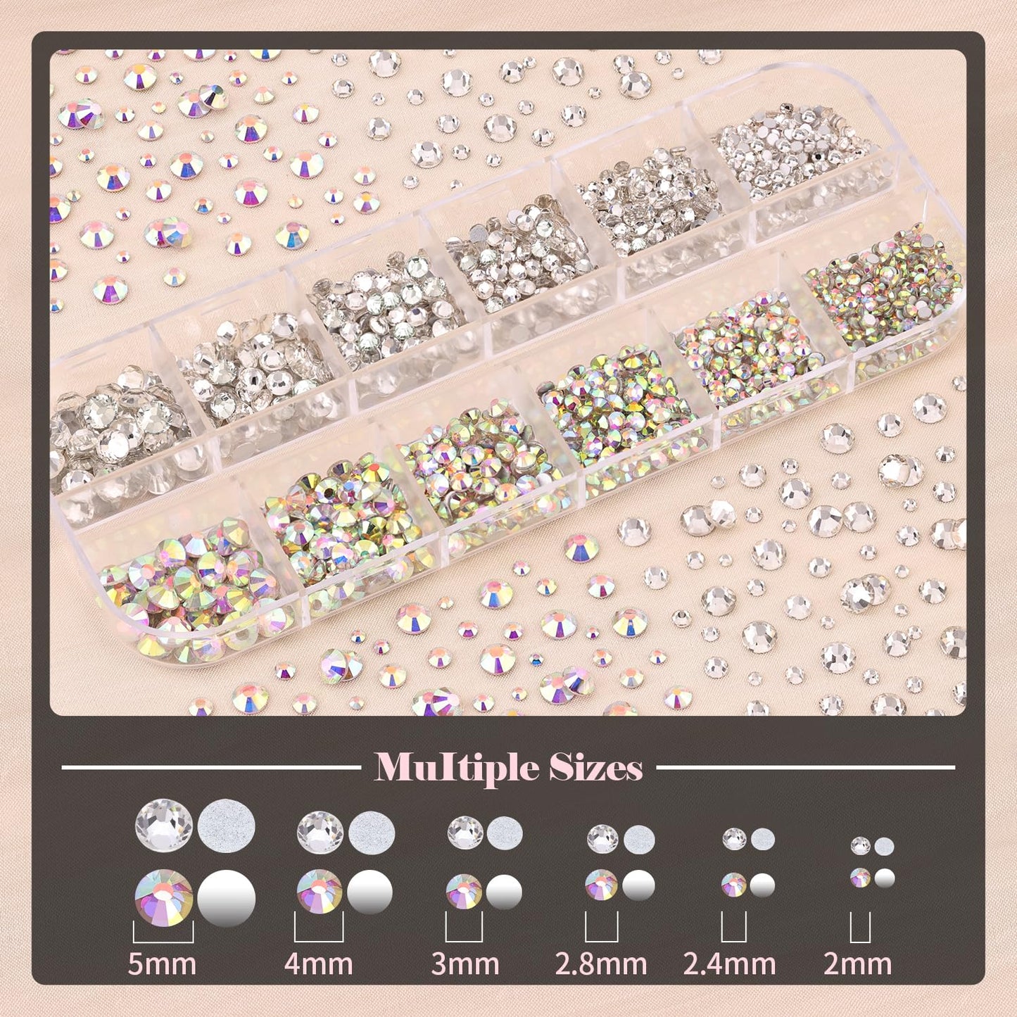 Close up of Belleboost 15ml rhinestone gel glue tube