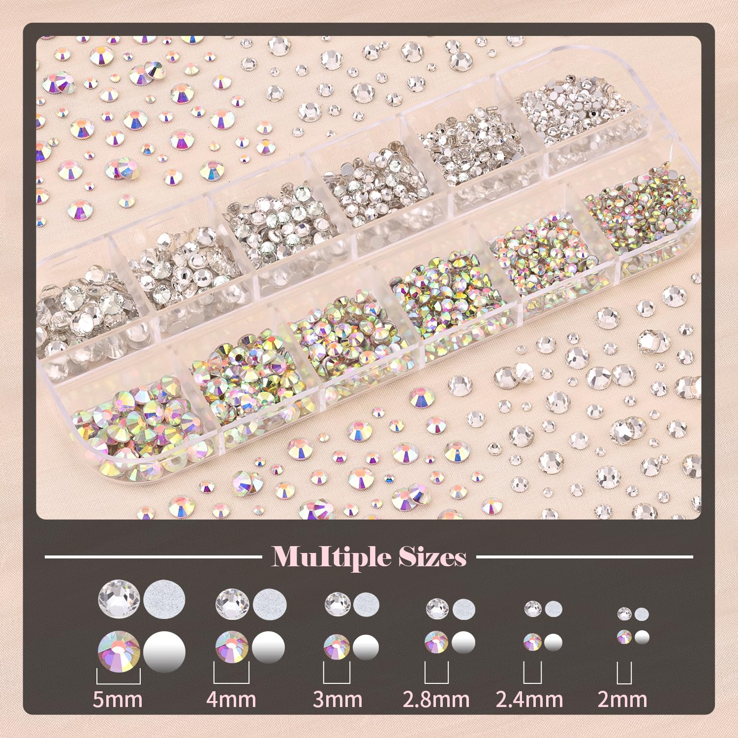 Close up of Belleboost 15ml rhinestone gel glue tube
