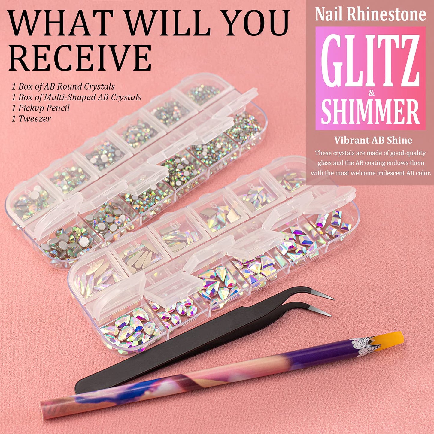 Precision tweezers and wax picker for nail art application