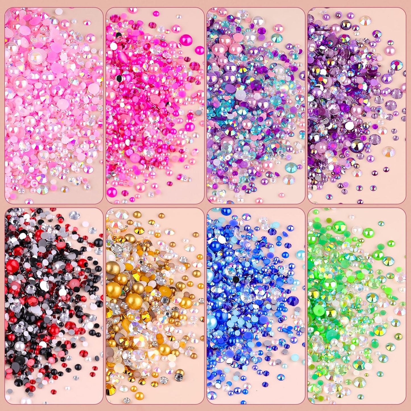 Application of Tinkrstuff rhinestones on a decorative tumbler