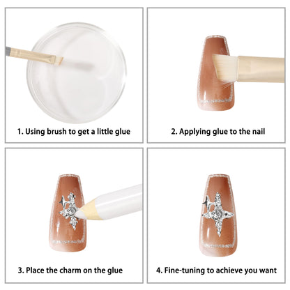 Authentic Cublive nail art accessory set packaging