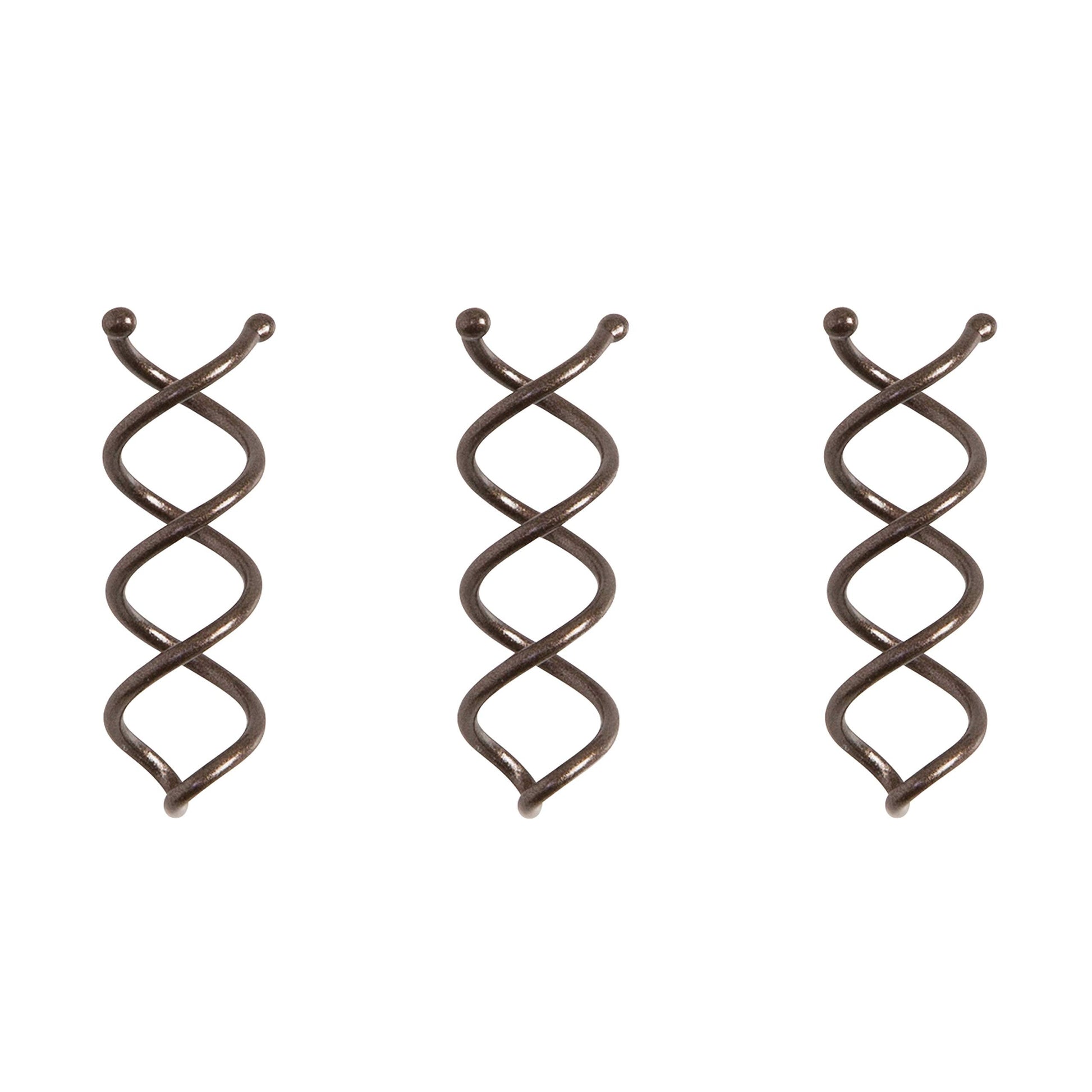 Three Goody Mini Spin Pins in metallic color