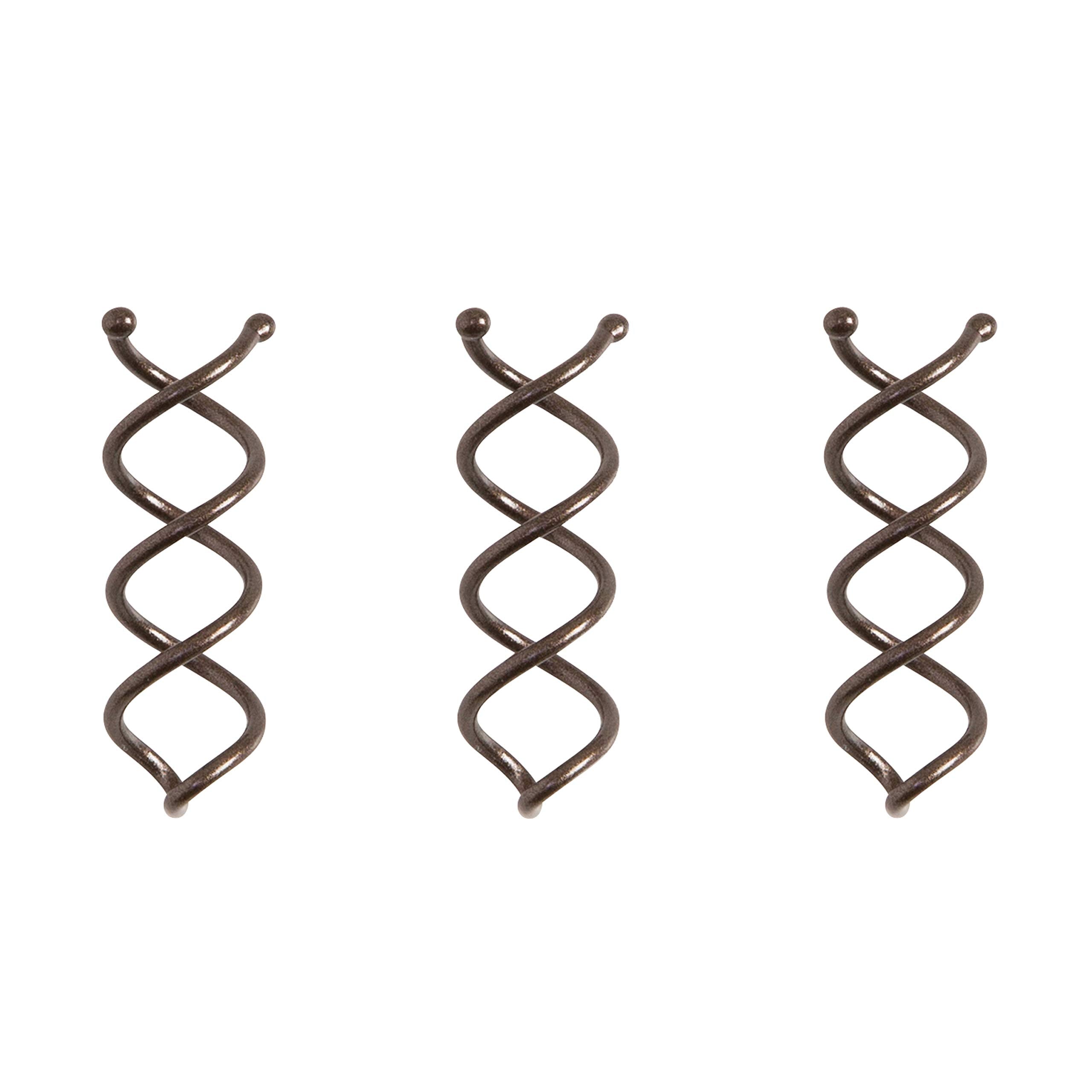 Three Goody Mini Spin Pins in metallic color