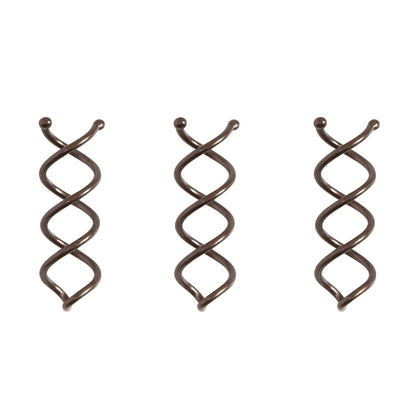 Three Goody Mini Spin Pins in metallic color