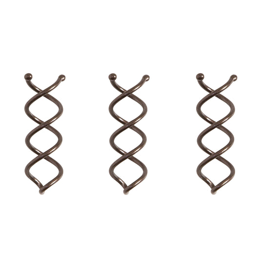 Three Goody Mini Spin Pins in metallic color