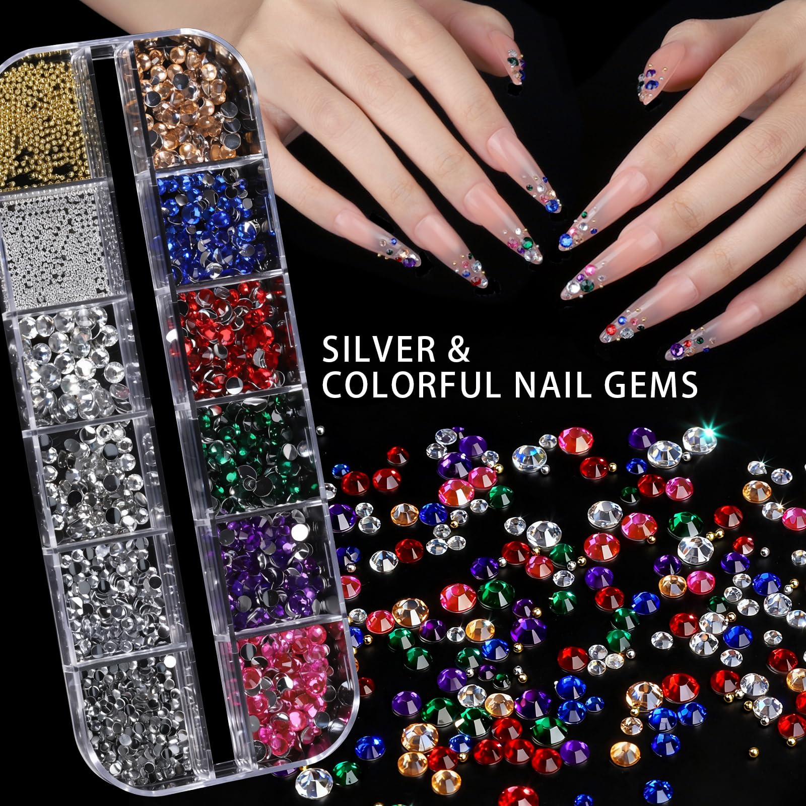 Collection of Teenitor nail stickers and decorative striping tape
