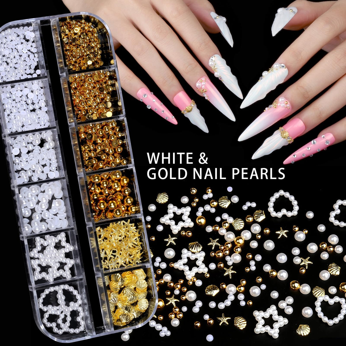 Magnetic practice nail stands with adhesive tape