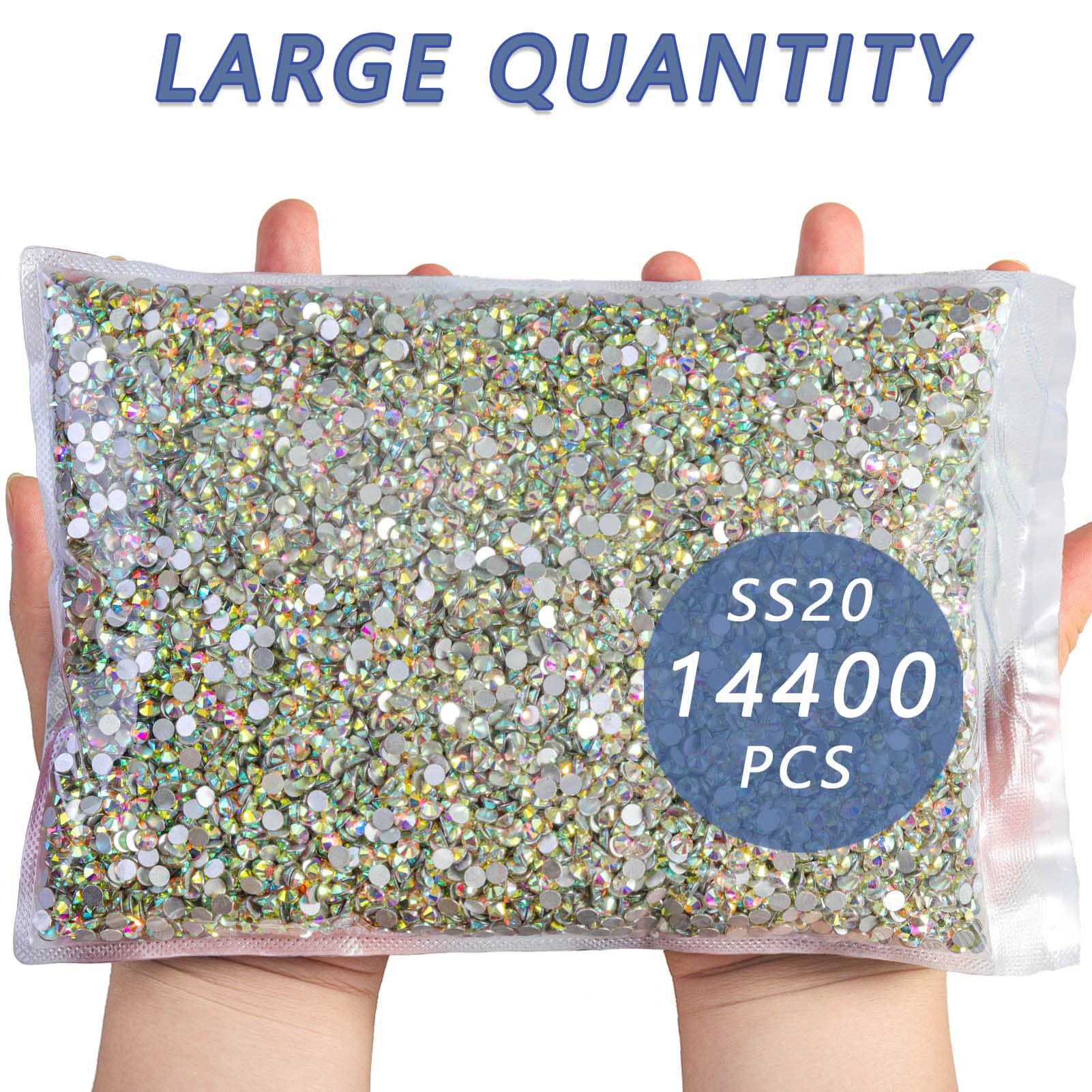 Flatback rhinestones arranged for clothing and apparel decoration