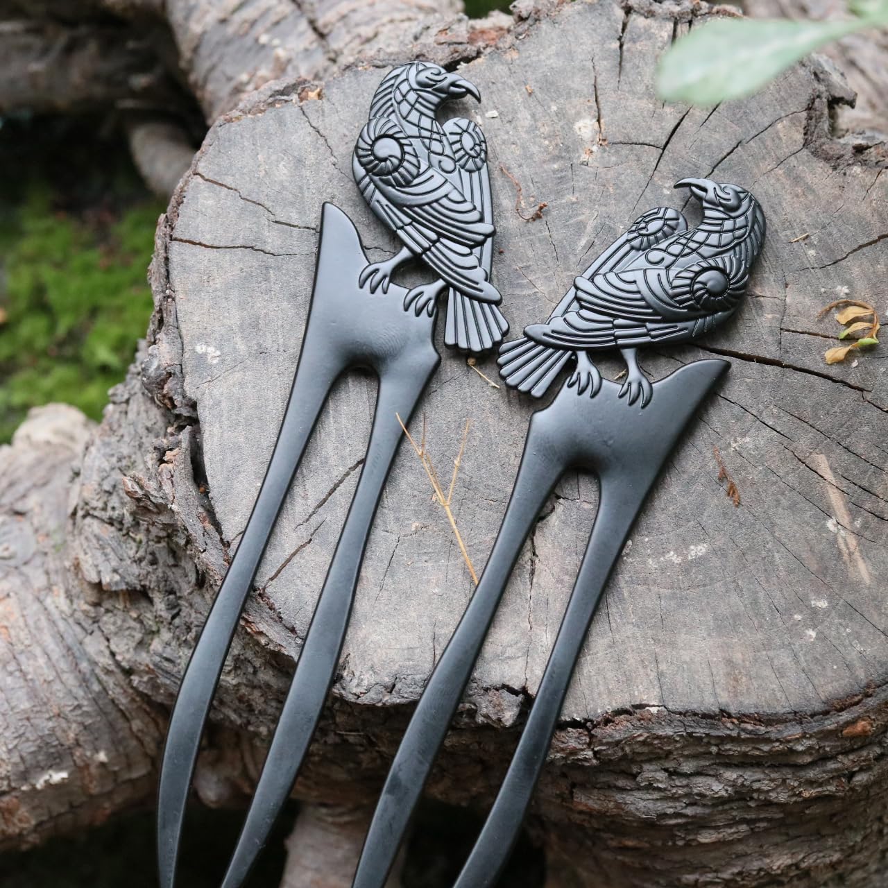Heavy metal non slip hair prongs designed specifically for thick long hair textures