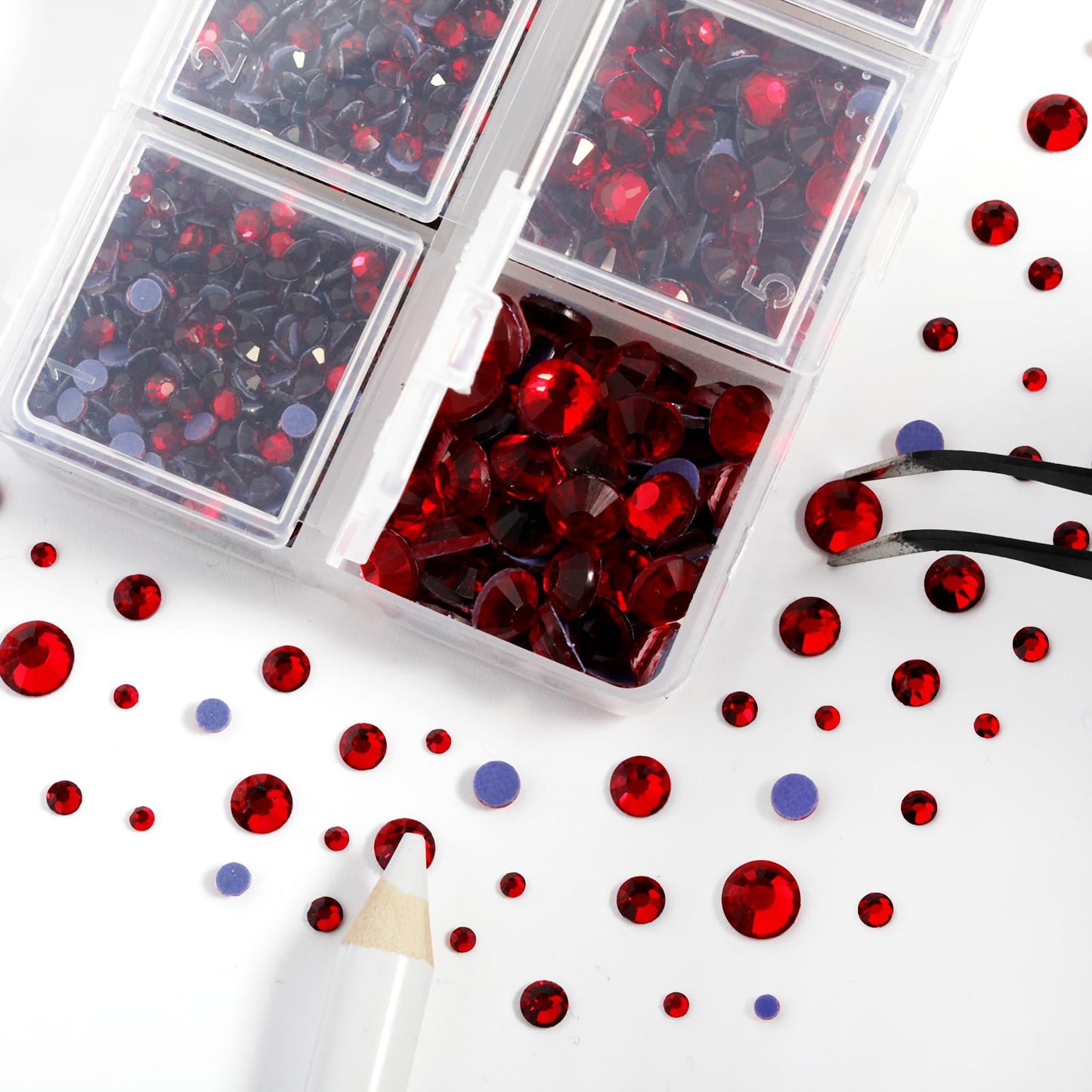 Beadsland hotfix kit including precision tweezers and wax pencil tools