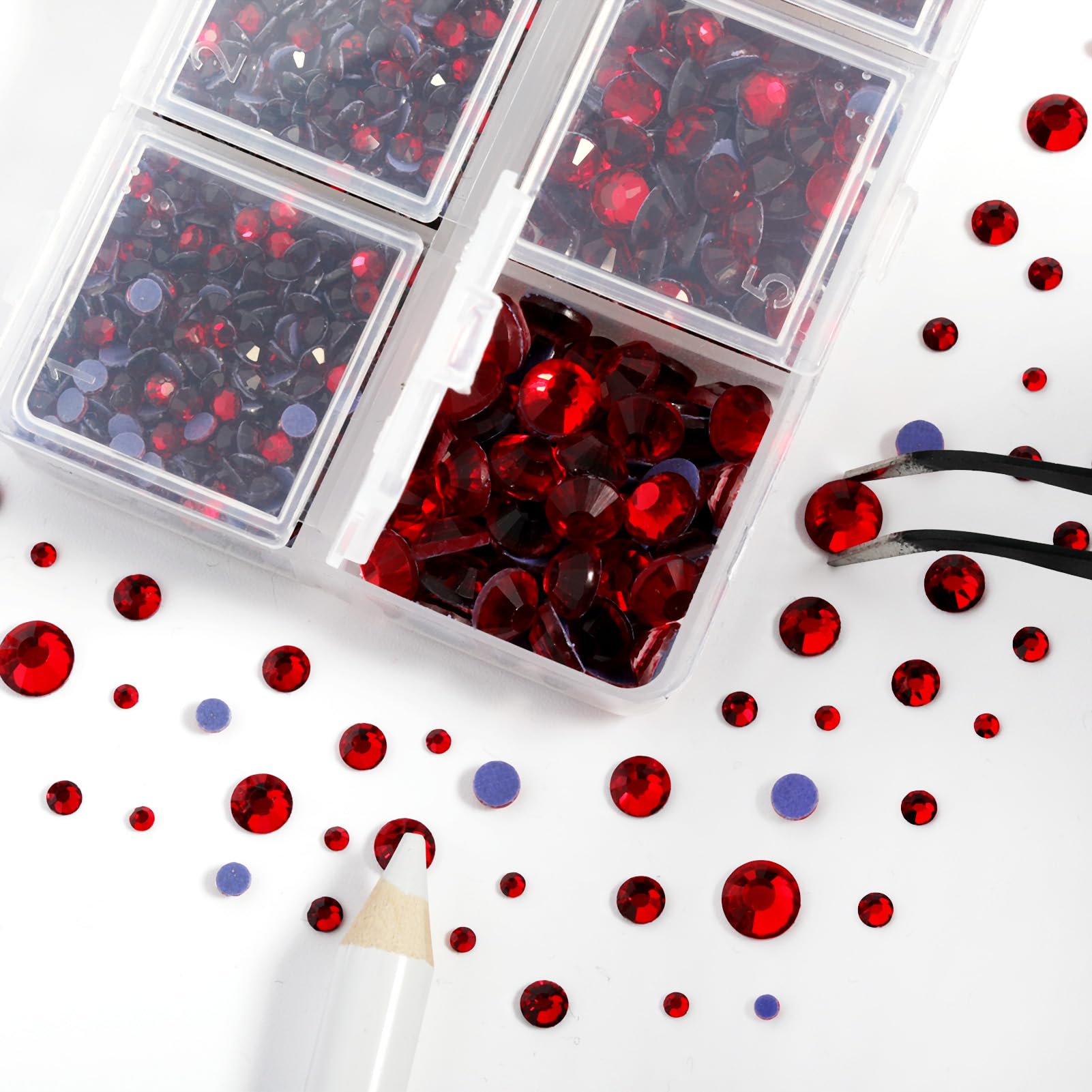 Beadsland hotfix kit including precision tweezers and wax pencil tools