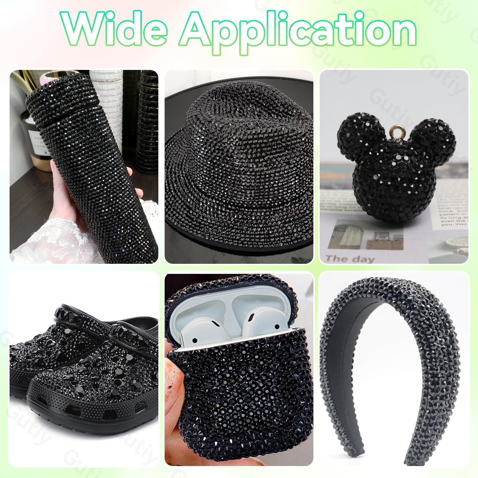 Professional tweezers and pickup pen for rhinestone application