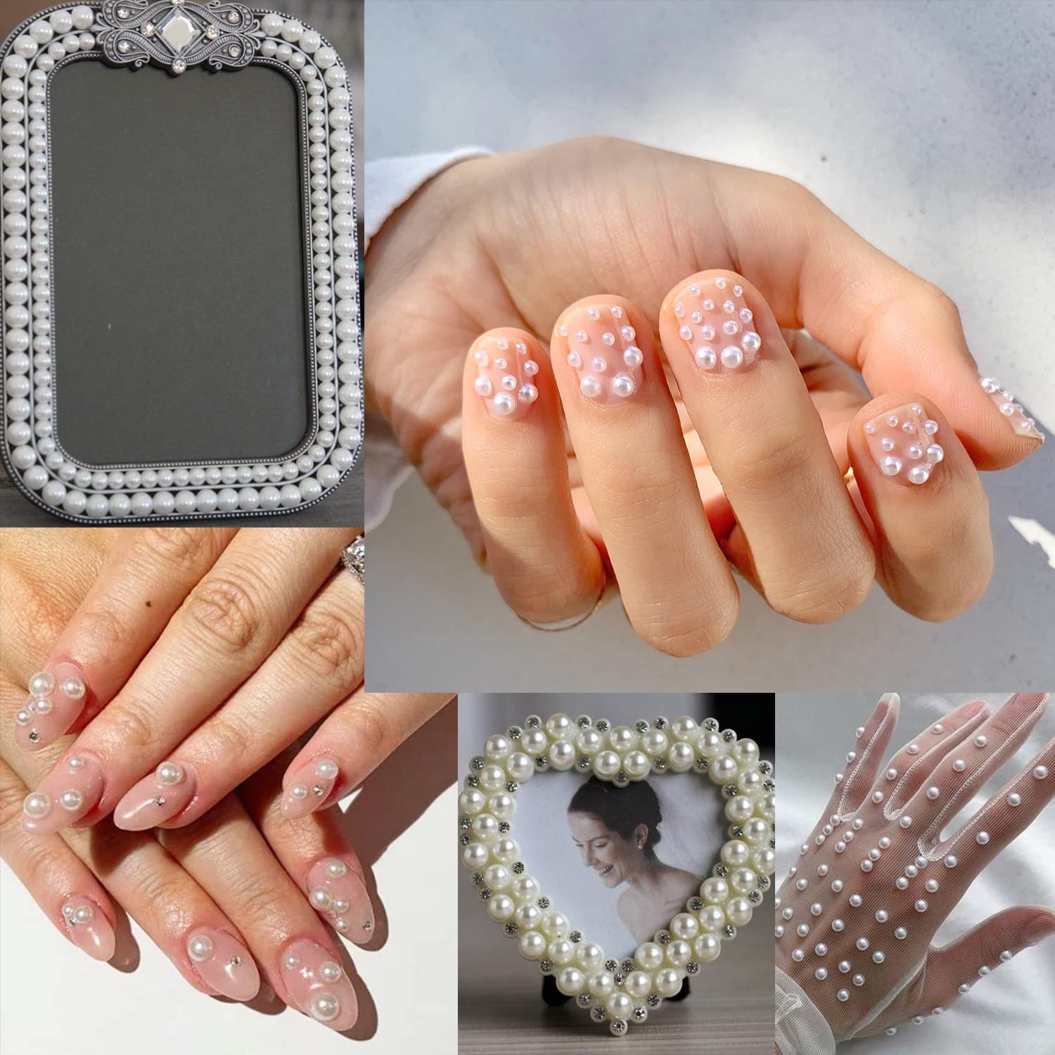 Creative craft DIY project decorated with Belleboost pearl kit