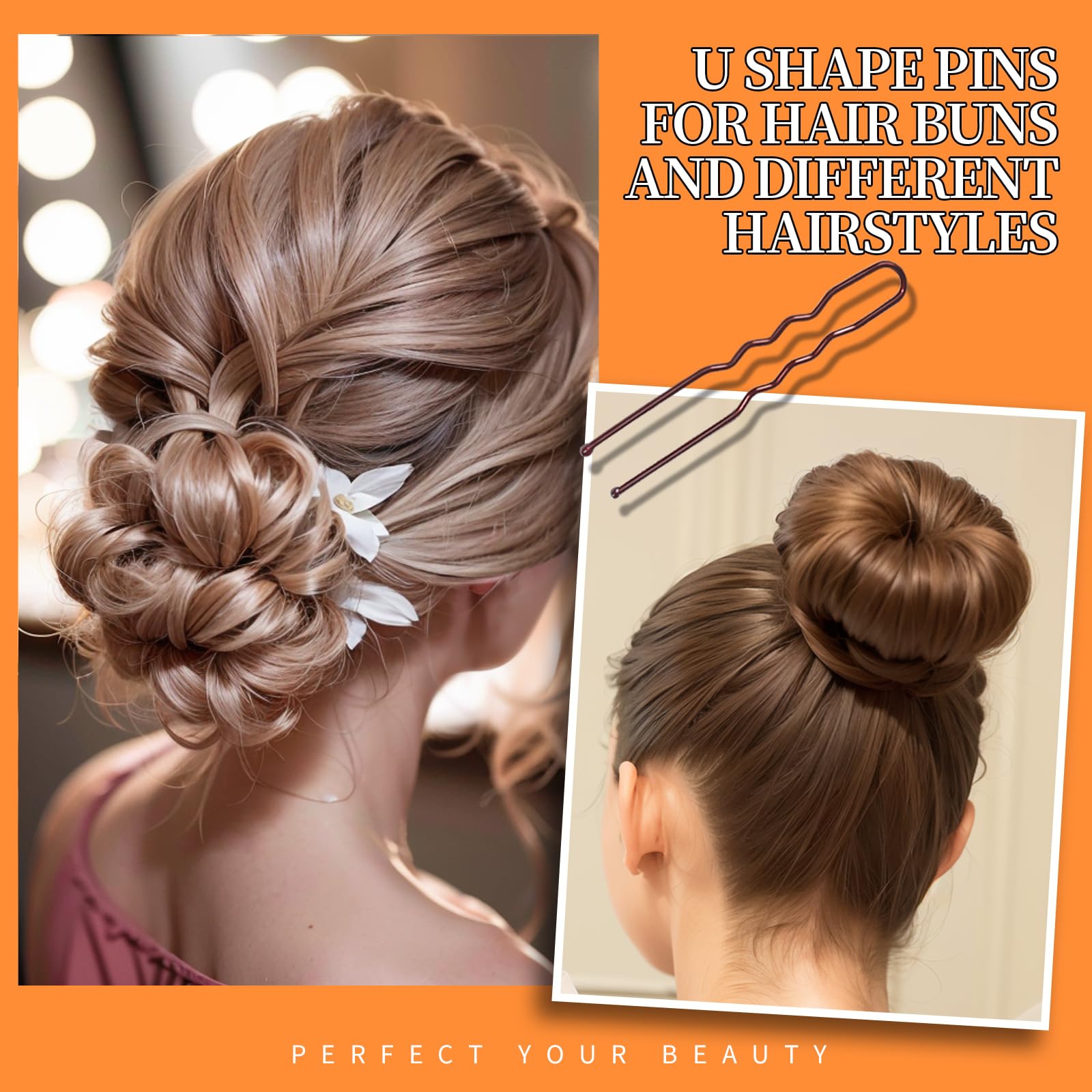 Teenitor hair accessories kit with clear compartmentalized packaging display