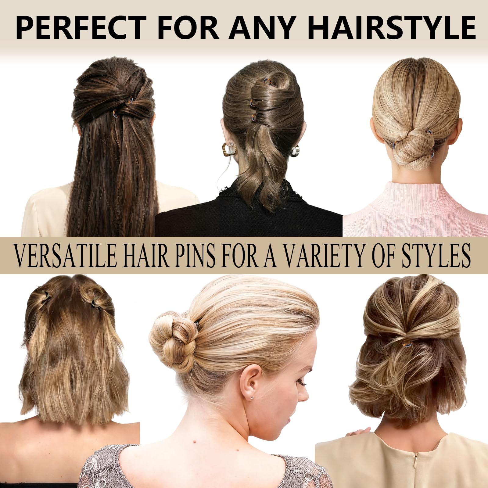 The complete nine piece set of Jimmidy hair accessories arranged neatly to show the variant color distribution.