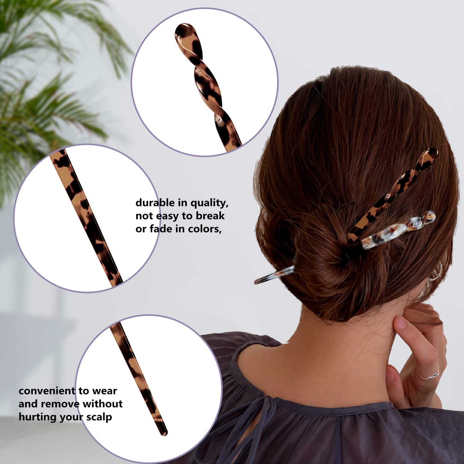Ten pieces of retro hairpins displayed together highlighting the smooth twisted design and glossy finish