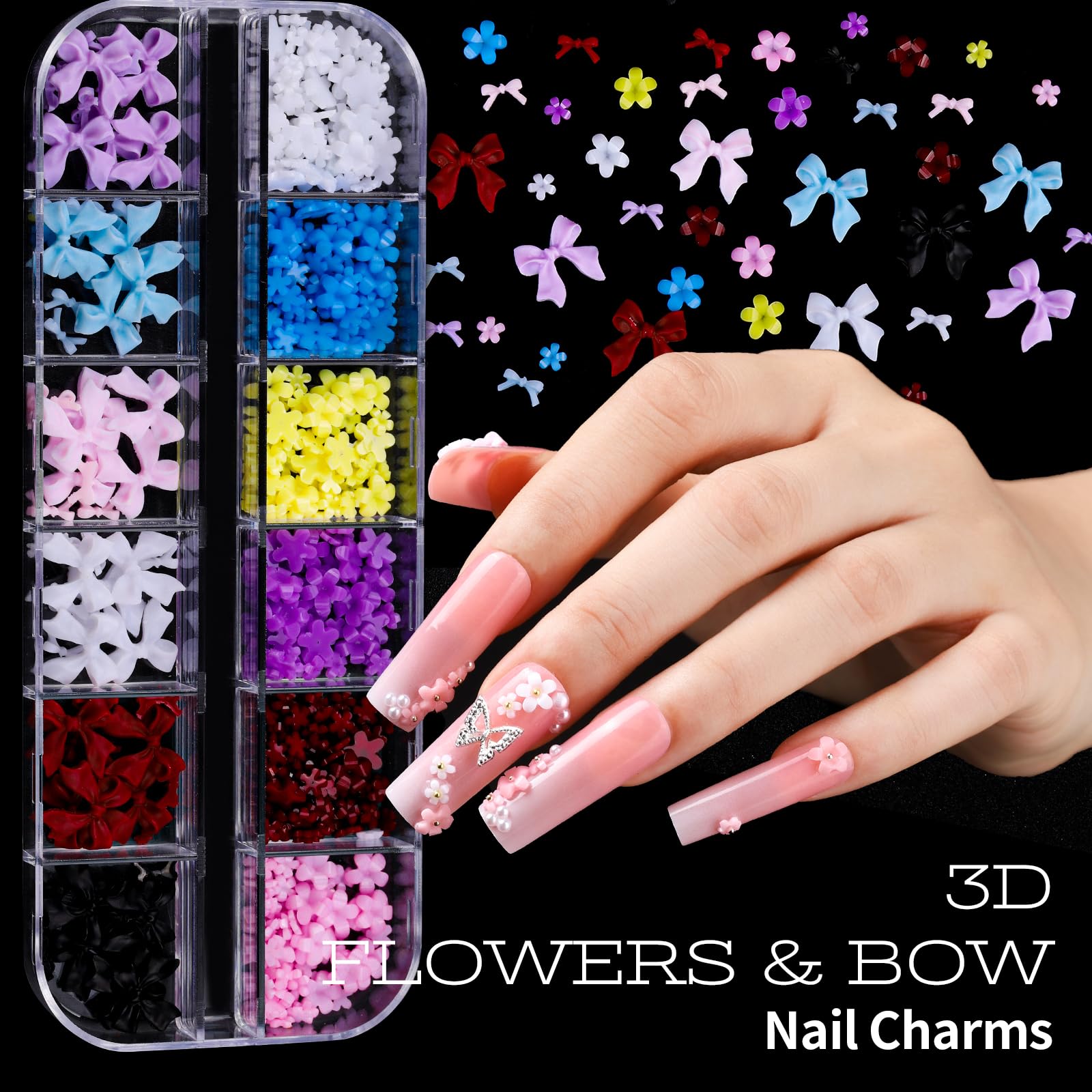 Five piece nail dotting tool set for precise art
