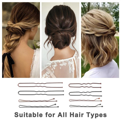 Jelara hair clips assortment highlighting the non slip grip design for thick updo hairstyles