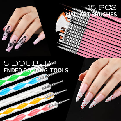 Nail art tweezers and wax pen application tools