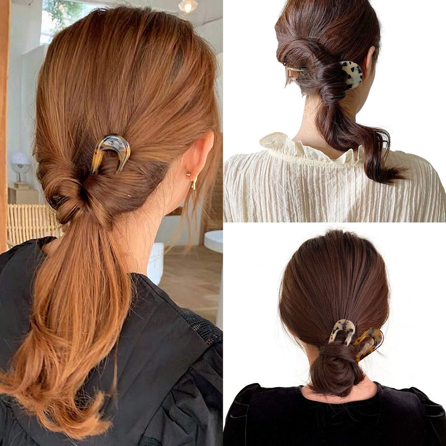 Authentic USA imported premium hair accessories pack for effortless luxury updo hairstyles.