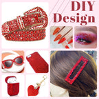 Belleboost DIY nail art and craft rhinestones arrangement