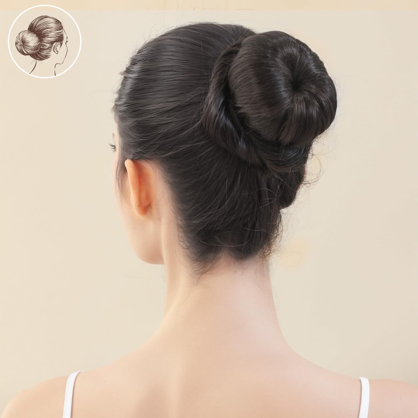 Fandamei hair accessories package layout featuring twenty durable metal spin clips.