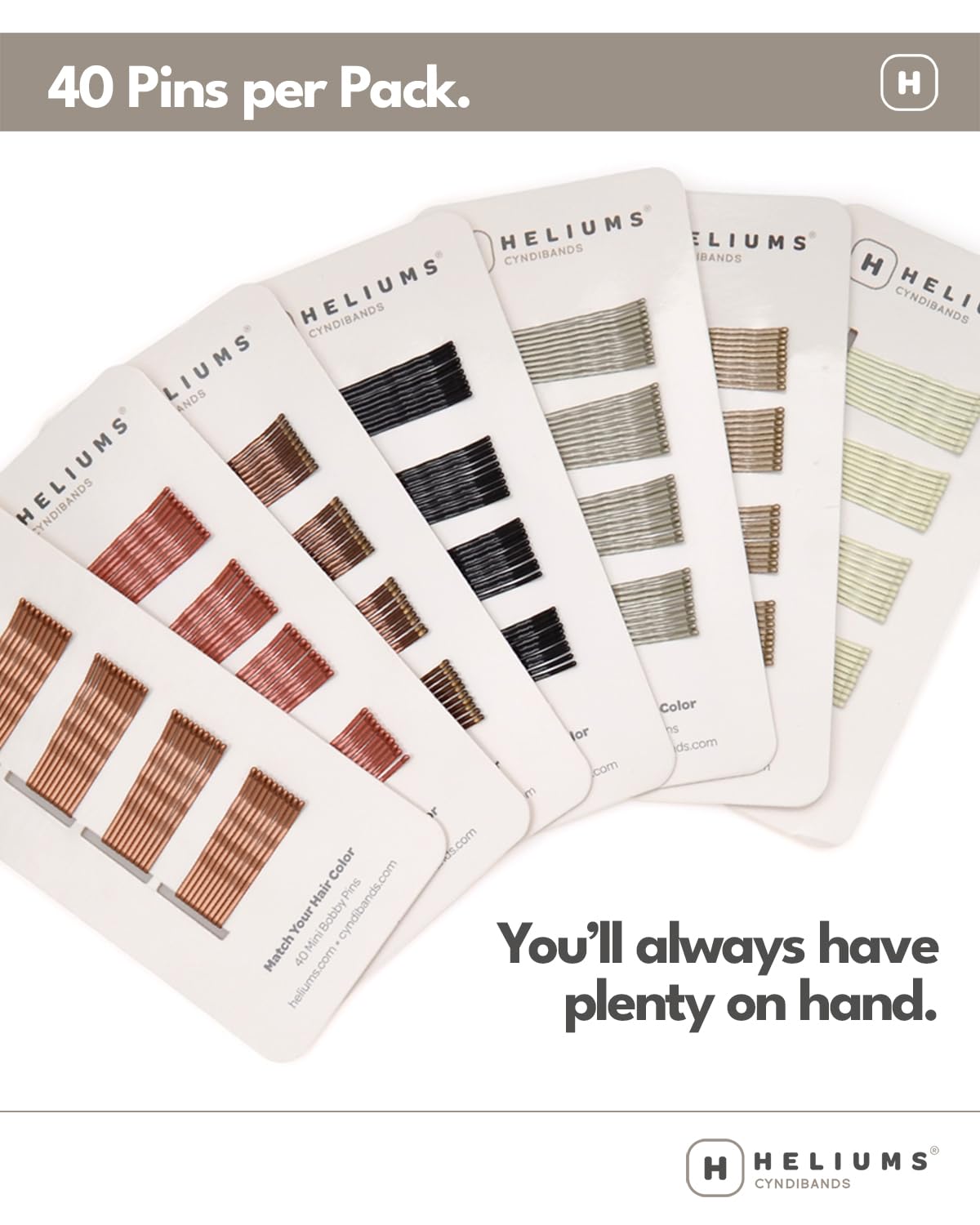 Heliums premium imported mini hair accessories for women with fine blonde hair
