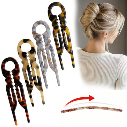 Elefutura French updo hair accessories in a packaging layout for premium gifting options