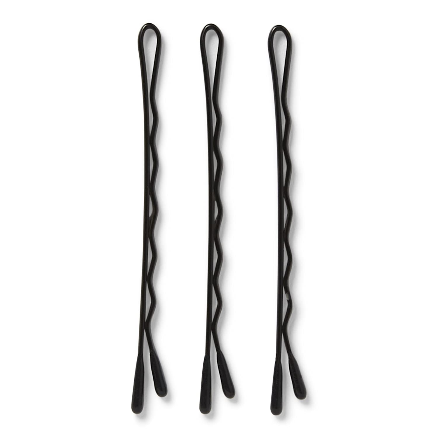 Close up view of MetaGrip premium bobby pins showing rust resistant tips