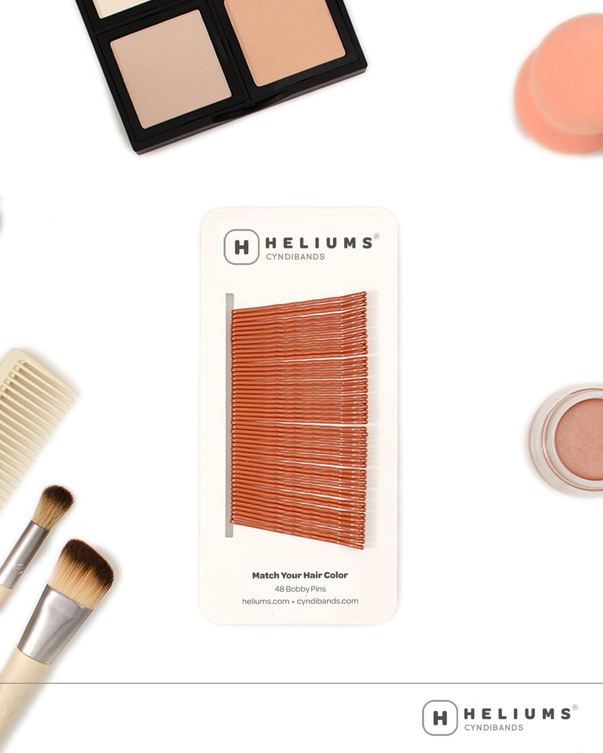 Heliums ash blonde professional hair clips comparison view