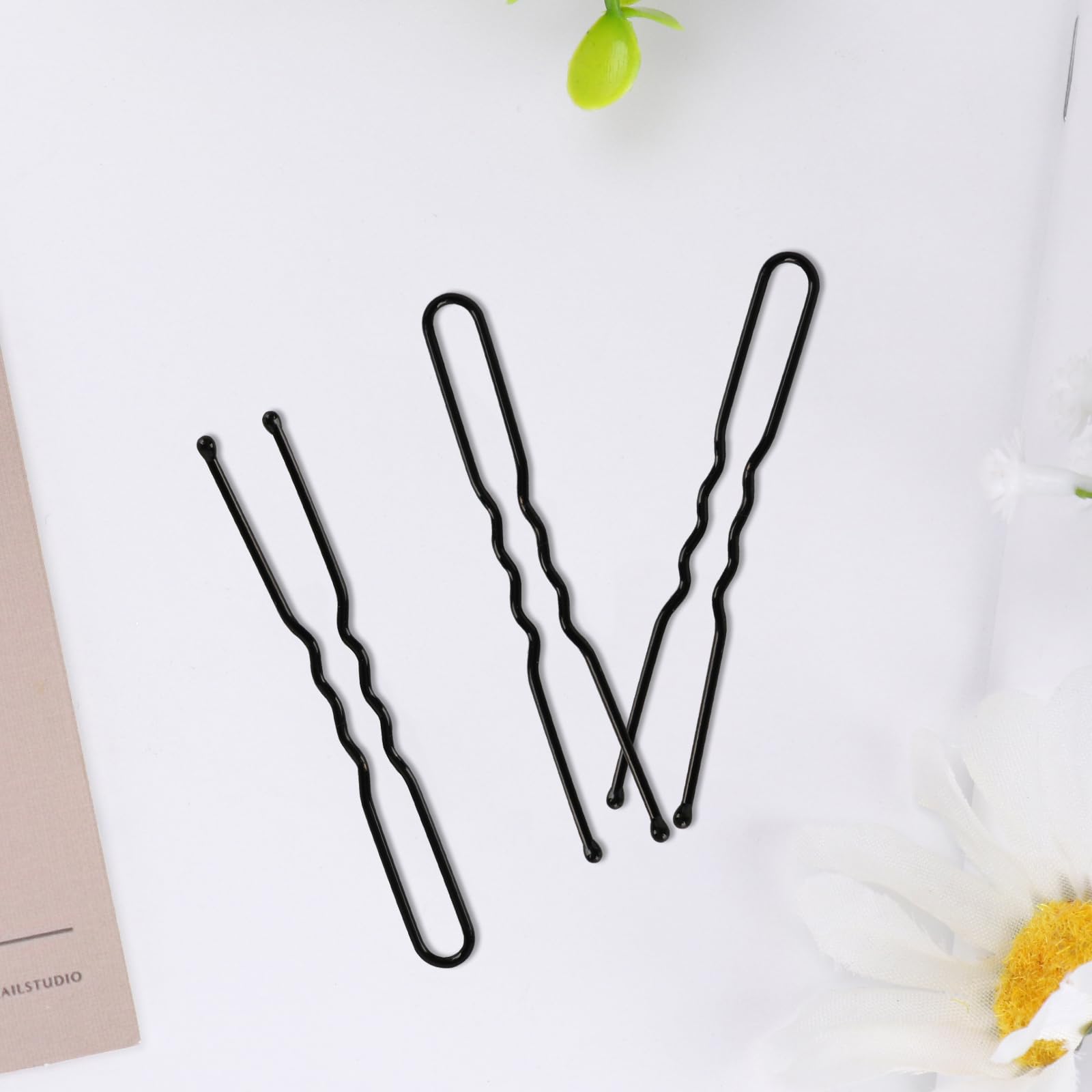 Two point four inch premium salon quality U shape clips for women and girls hairstyling