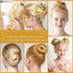 Invisible nylon hair nets included in the 510 piece set