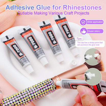 Example of resin jelly rhinestones used for nail art