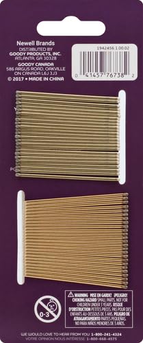 Goody SlideProof bobby pins demonstrating secure grip on hair