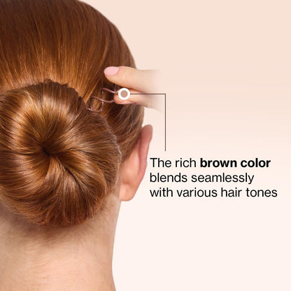 Authentic USA imported Kitsch spiral hair accessories for creating secure buns.