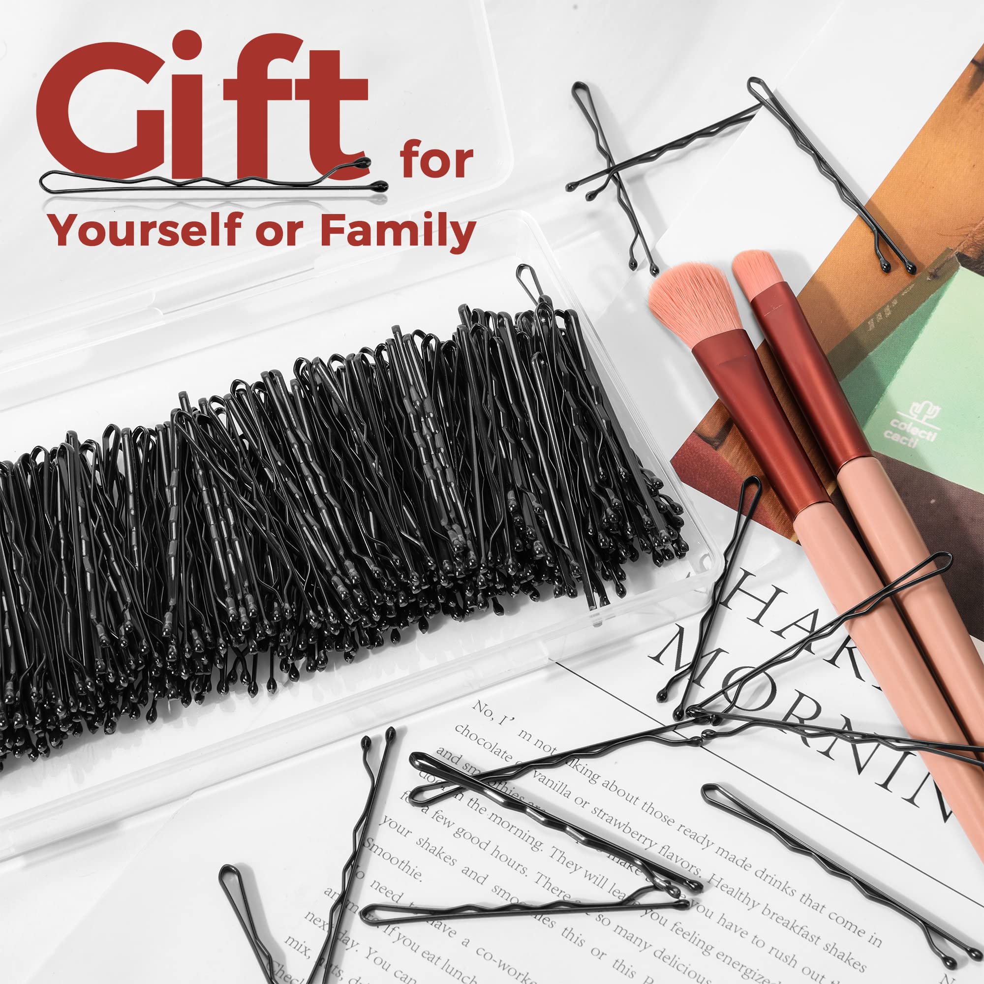 Non slip invisible wave hair pins for women and girls daily styling