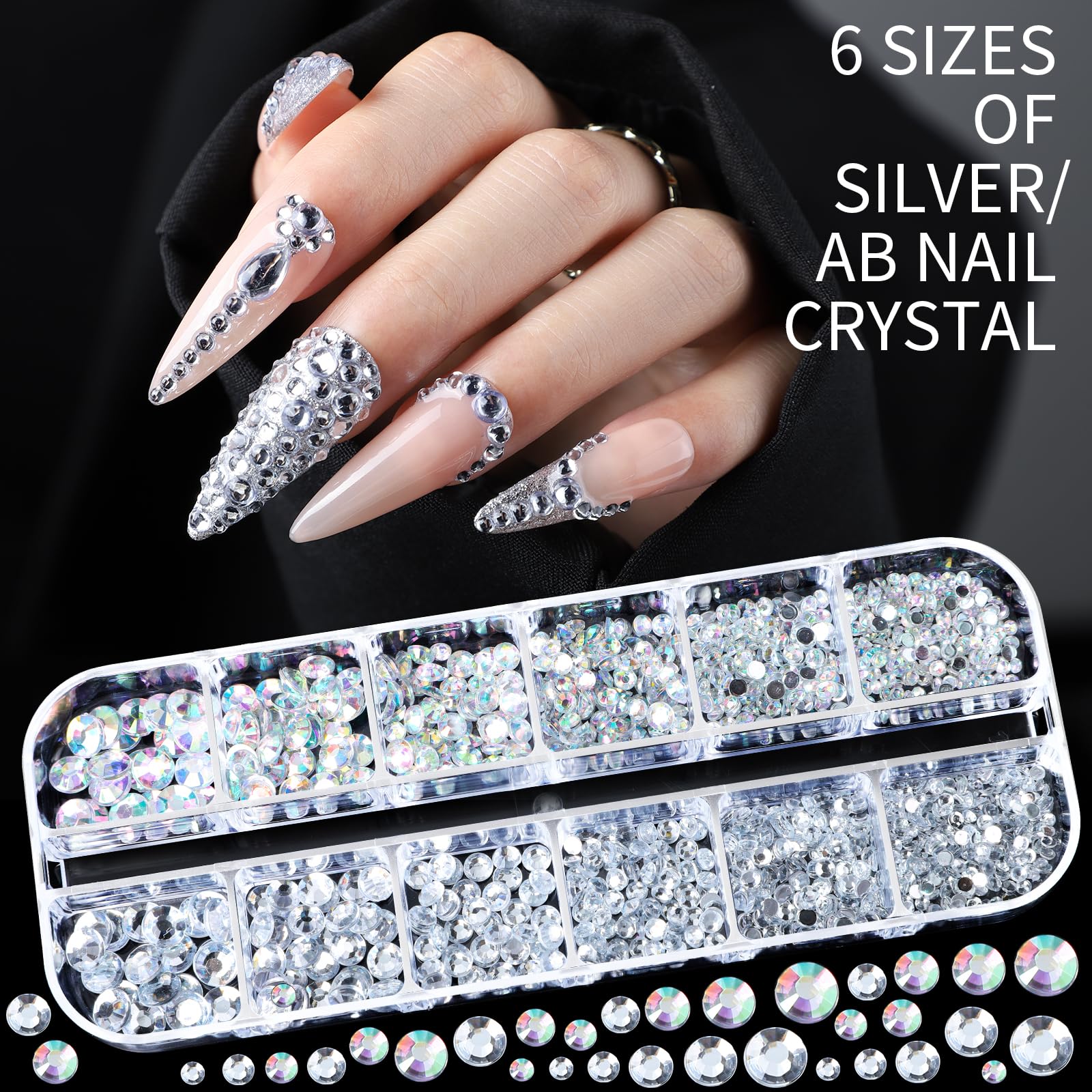 Teenitor nail art tools layout
