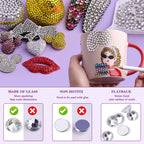 Belleboost crystal rhinestones arranged for nail art design