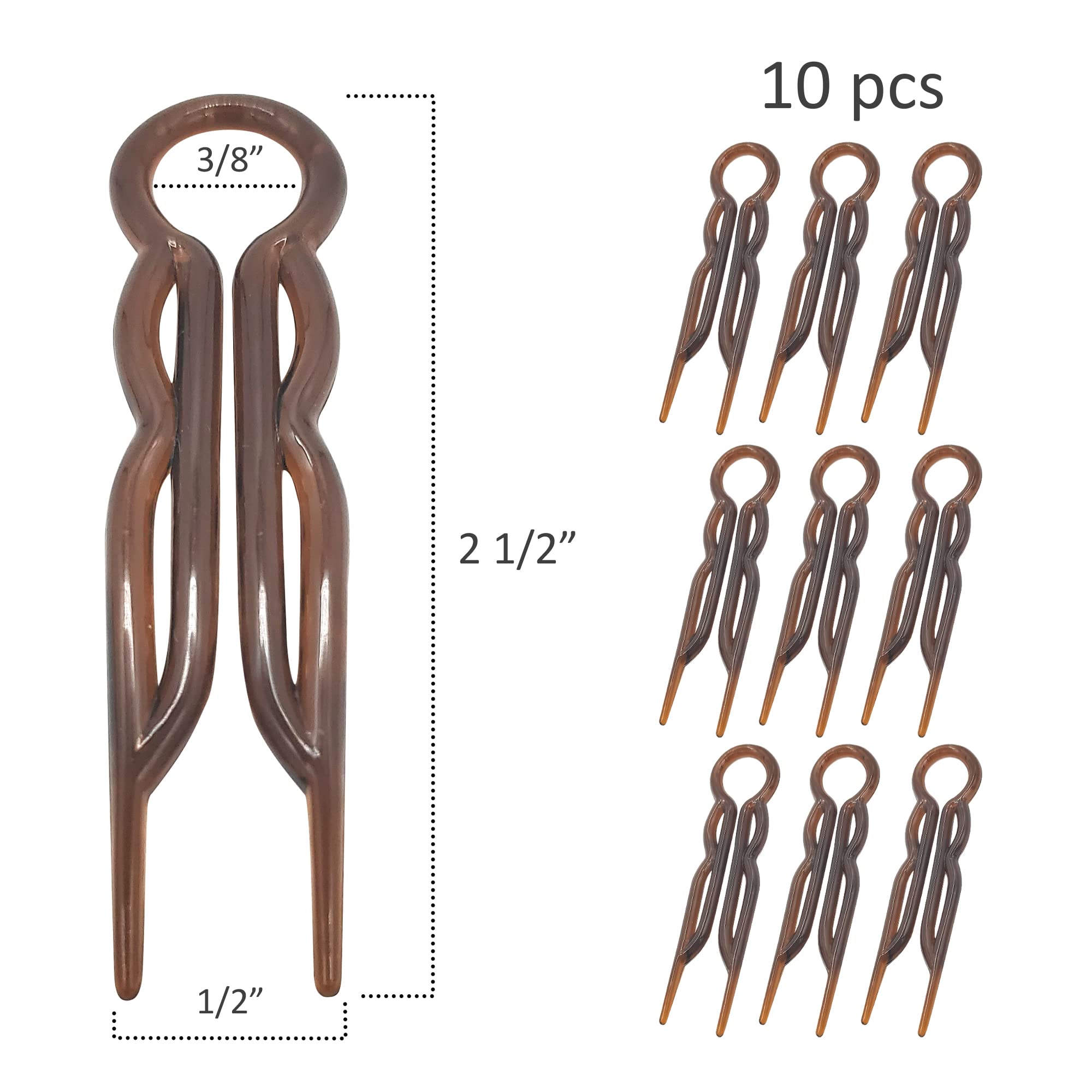 Good Hair Days U-shaped hair pins in tortoise shell
