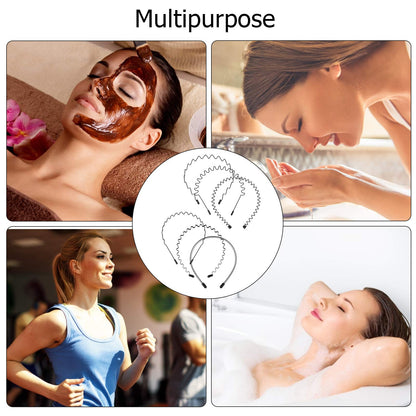 Durable rust-proof wavy hair hoops for daily use