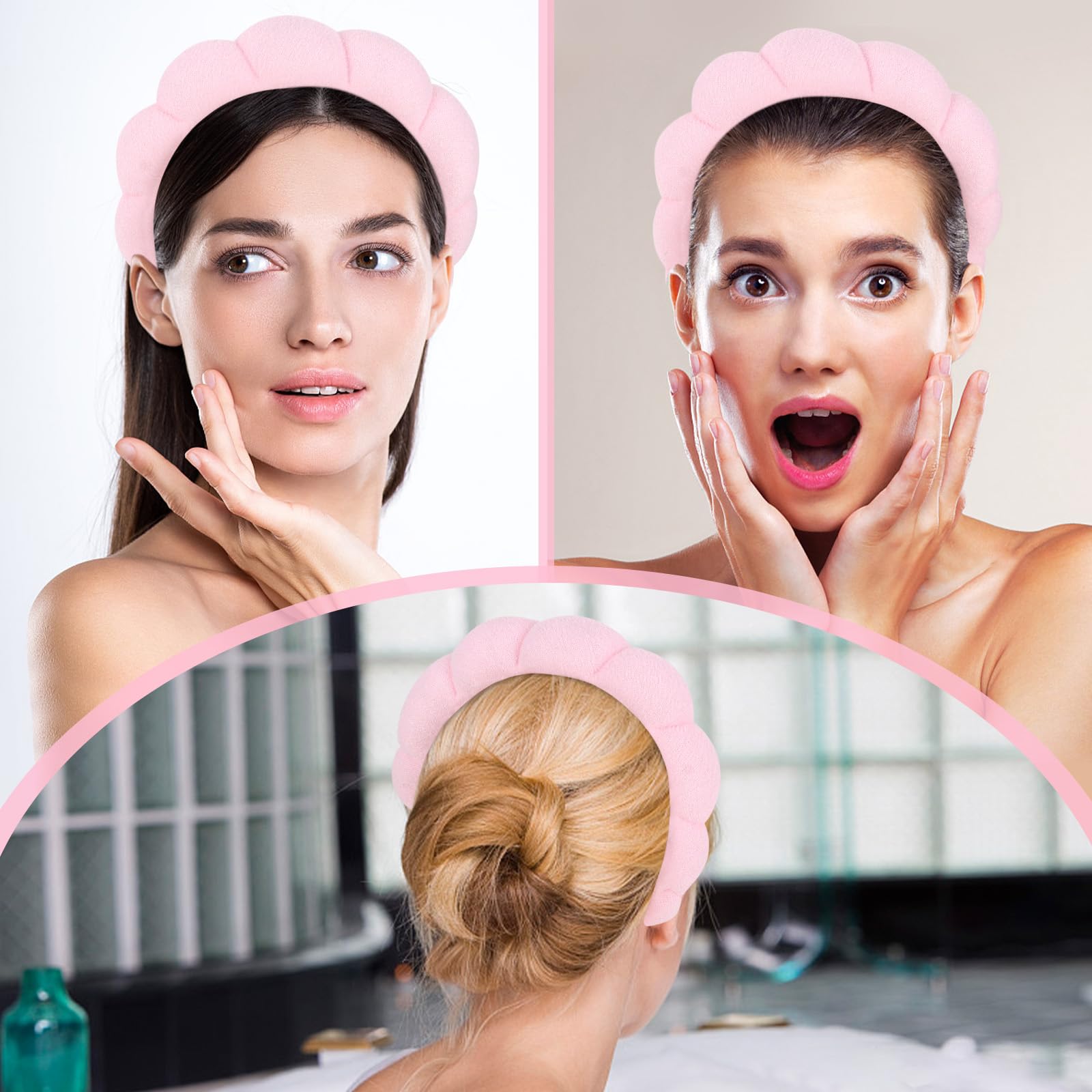 Comfortable pink skincare hair accessory for daily use