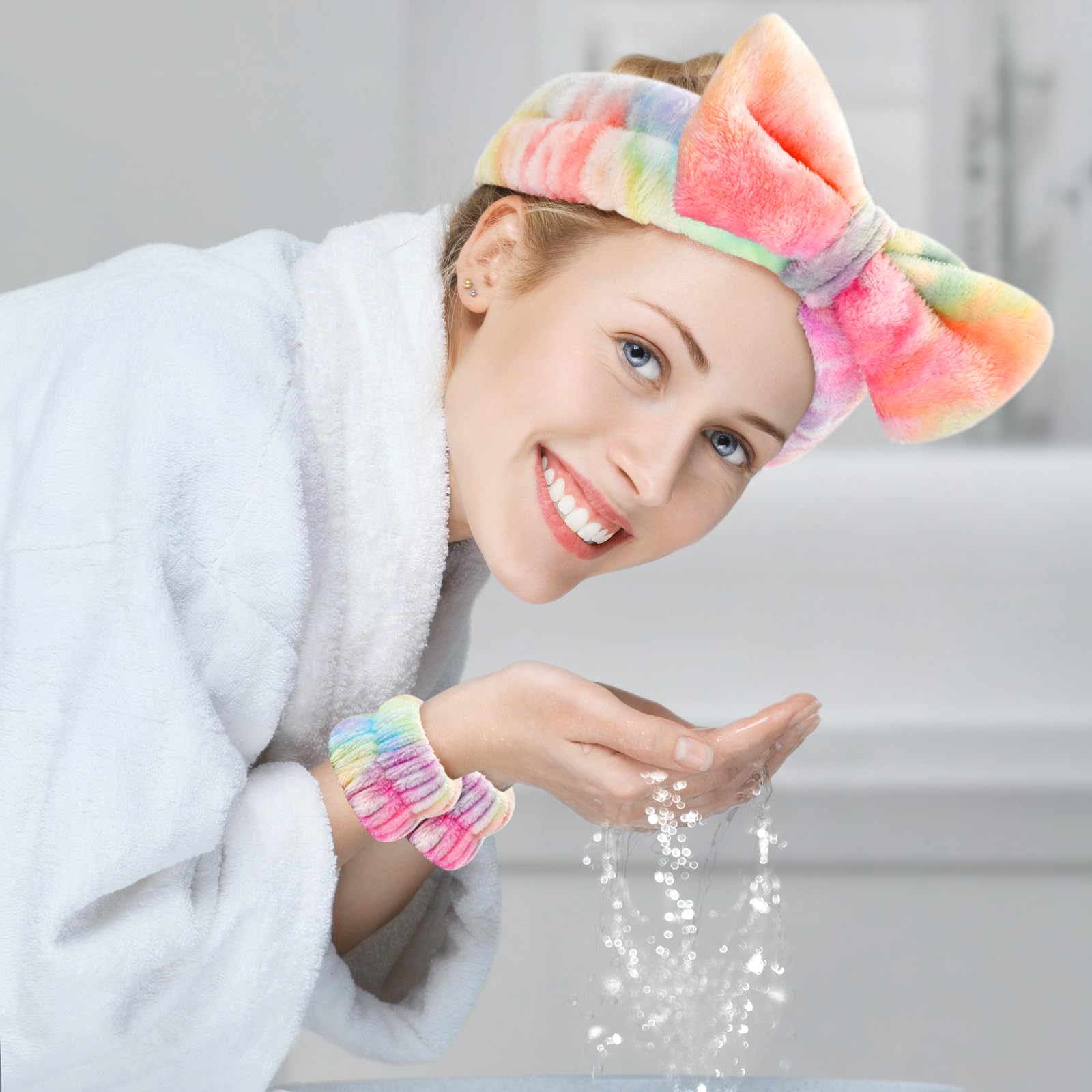 Wteehn spa headband showing soft microfiber material