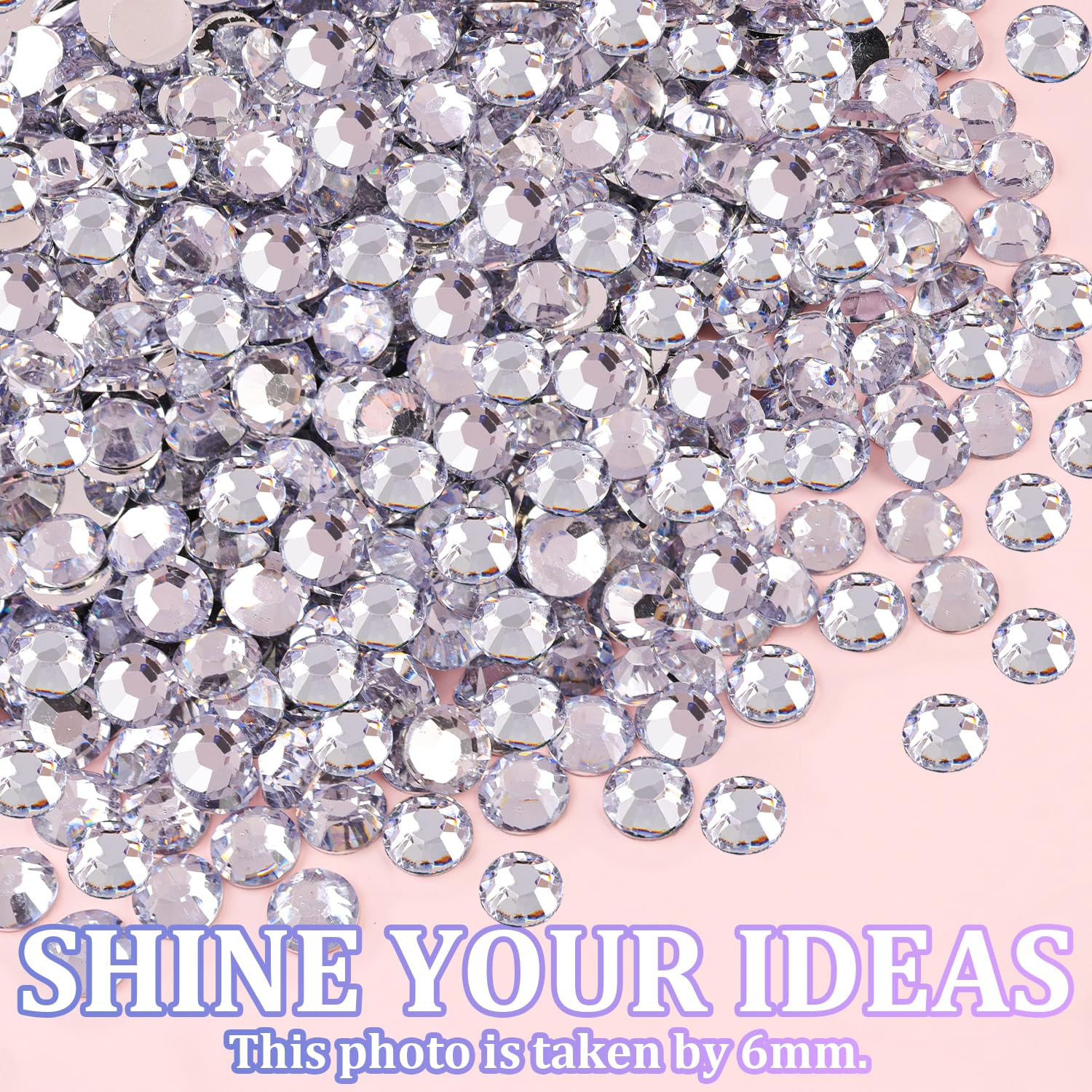 Crafting project using B7000 glue and silver resin flatback gems