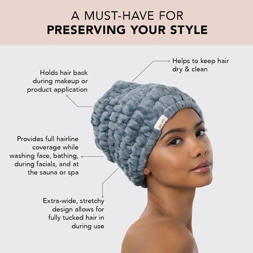 Kitsch skincare headband showing extra-wide non-slip fabric