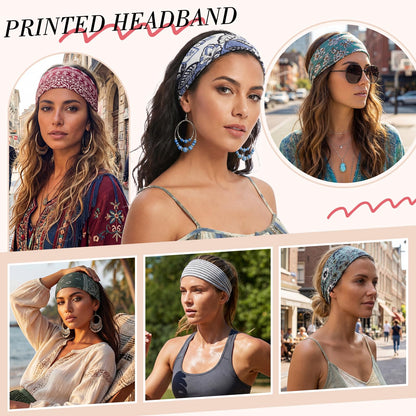 Breathable fabric texture of obeoby wide hair wrap