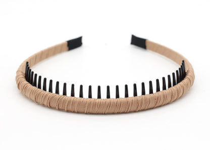 Side profile of Wovowowo resin and cotton blend headbands