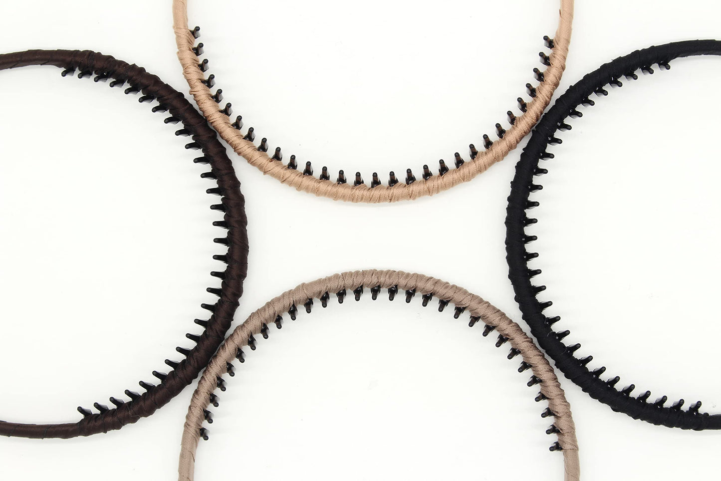 Flat lay of Wovowowo 4 piece headband collection