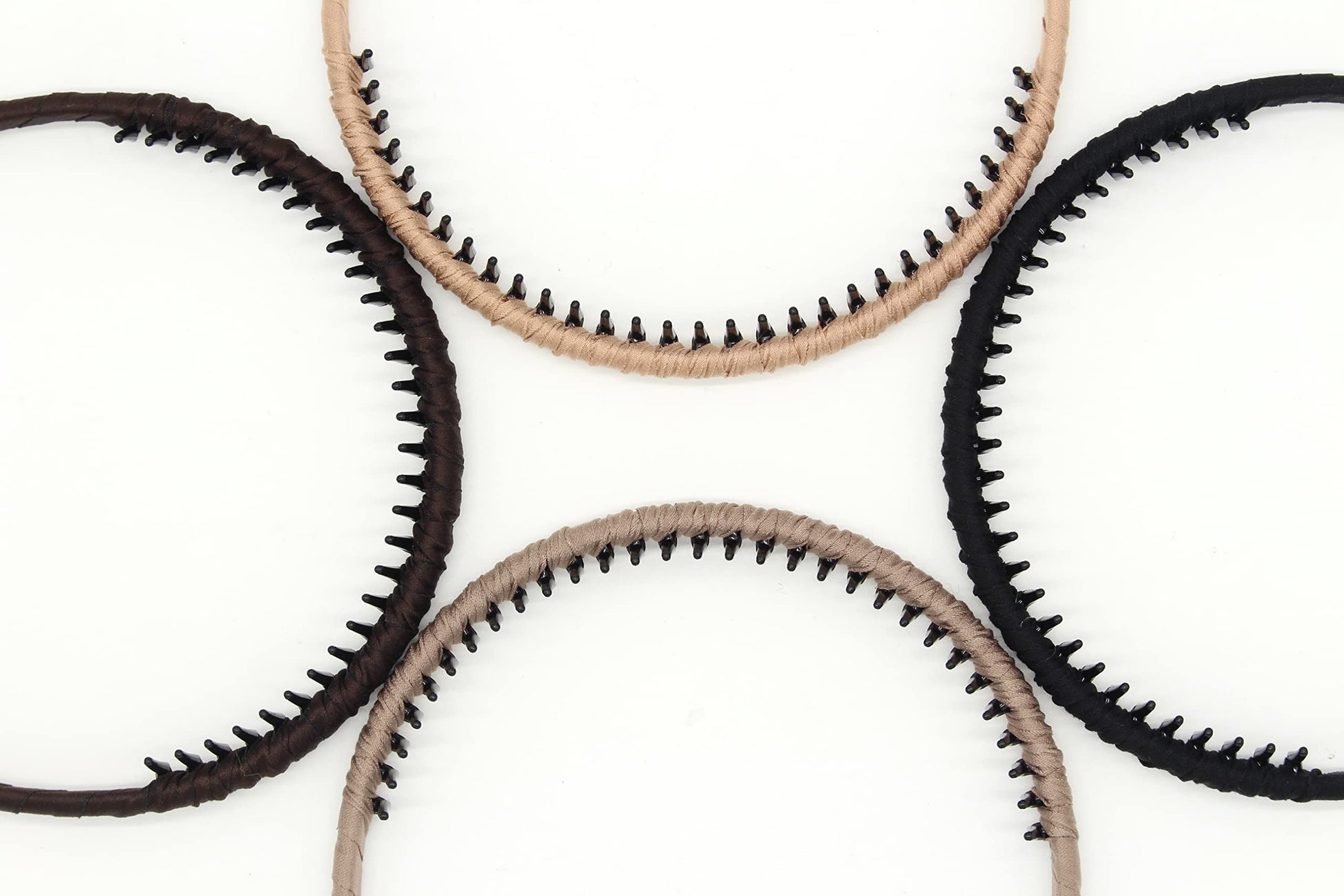 Flat lay of Wovowowo 4 piece headband collection